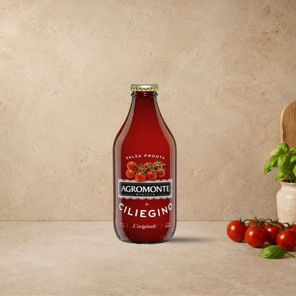 AGROMONTE Salsa pronta di Ciliegino, 330gr spedizione veloce in Germania