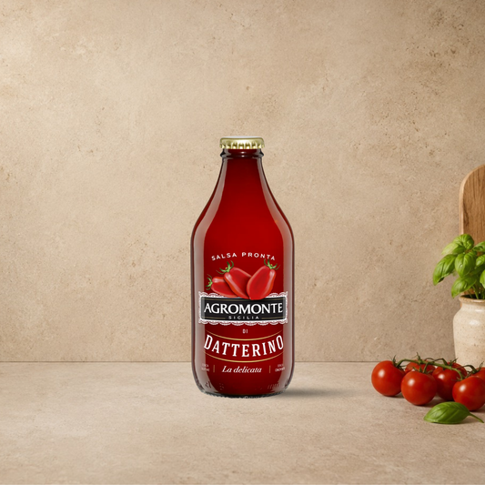 AGROMONTE Salsa pronta di Datterino, 330gr spedizione in europa
