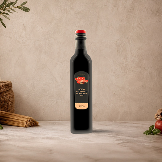 Aceto Balsamico di Modena IGP “Vivace”, pensato per un uso quotidiano più fresco e versatile.