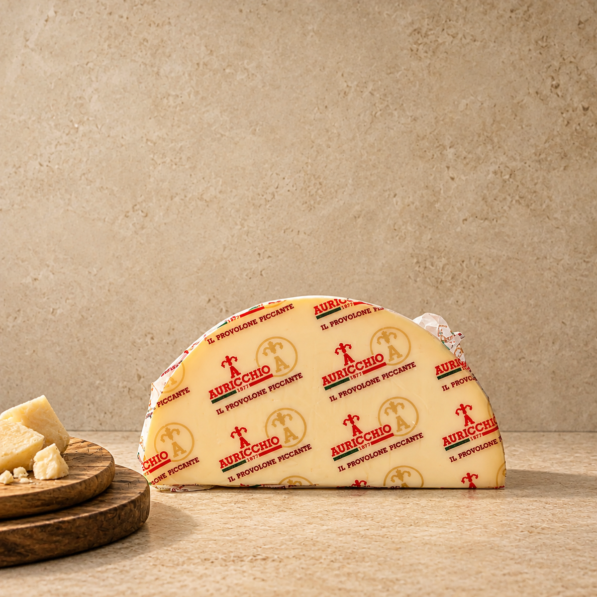 AURICCHIO Provolone Piccante – Traditional Italian Aged Cheese, Approx. 1kg