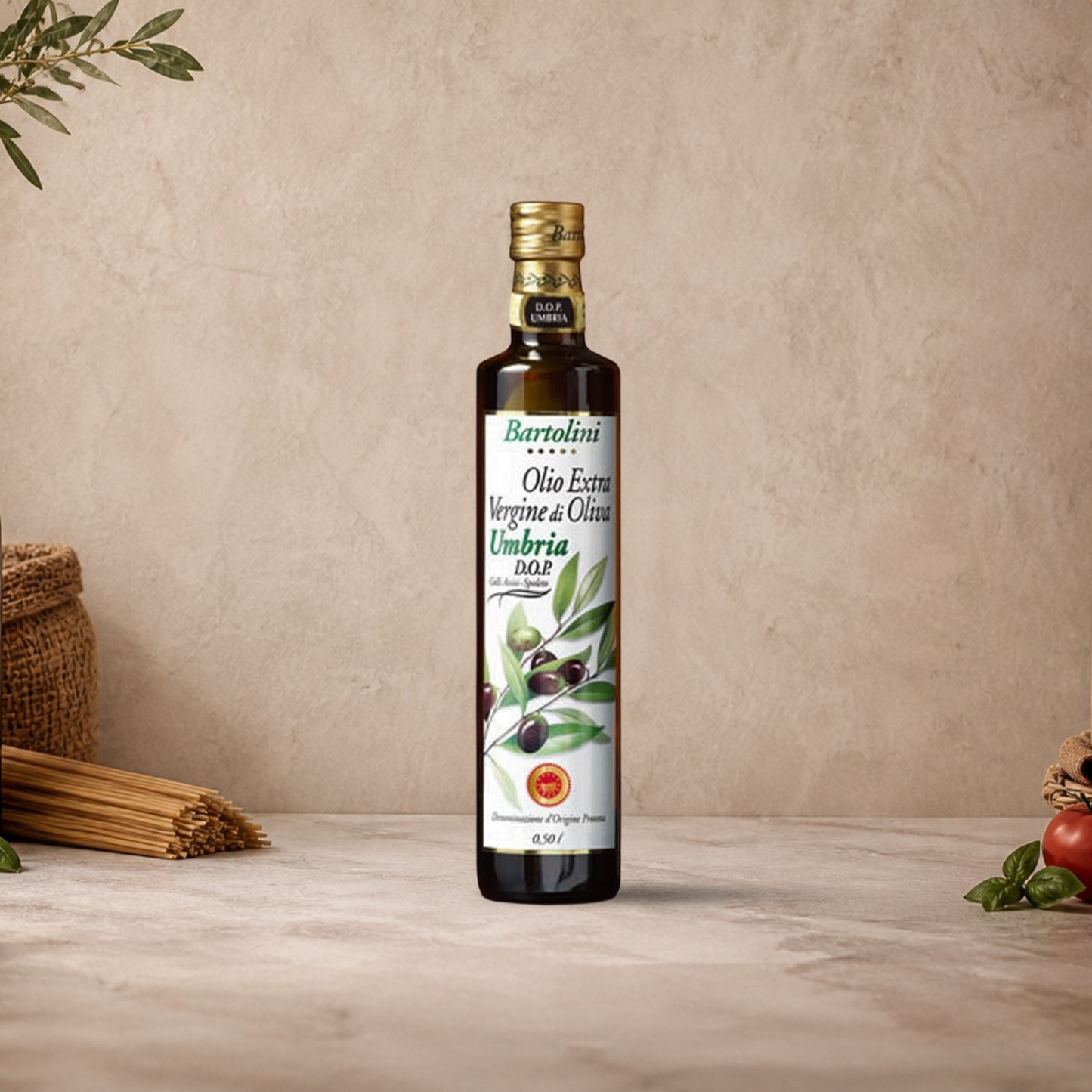 BARTOLINI Umbria DOP Extra Virgin Olive Oil 750ml | Italian Regional EVOO