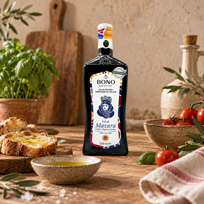BONO DOP Olivenöl Val di Mazara extra vergine, 750 ml – sizilianisches Olivenöl
