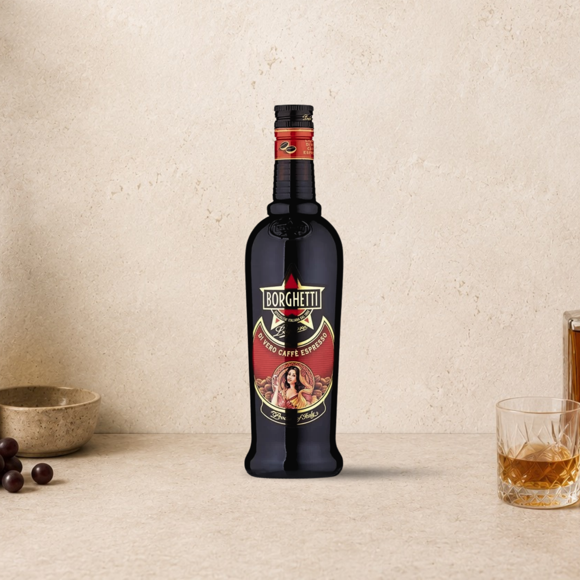 BORGHETTI Coffee Liqueur 70cl | Italian Espresso Liquor