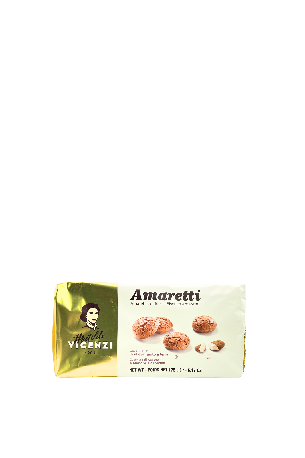 Biscotti Amaretti MATILDE VICENZI con uova italiane 175g
