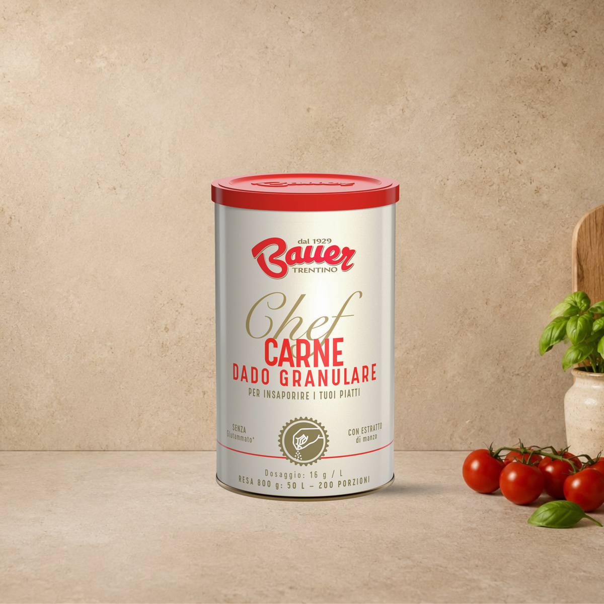 BAUER Granular Meat Broth, 700gr.
