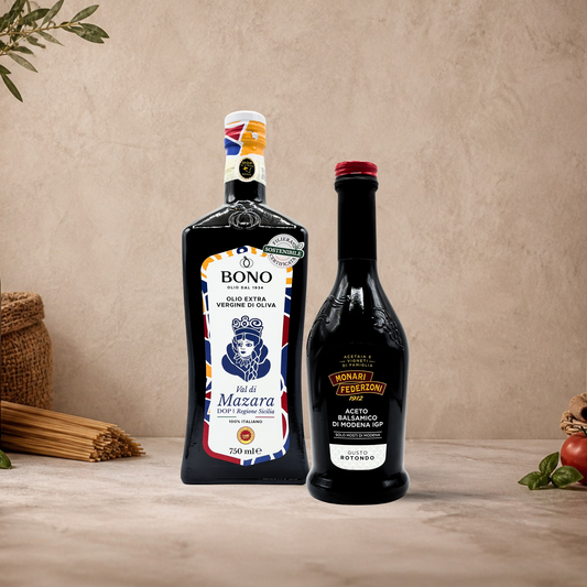 Olivenöl & Balsamico Geschenkset | Essentielle Zutaten für italienisches Salatdressing