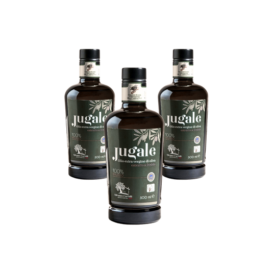 JUGALE Natives Olivenöl Extra, 100 % italienisch. 3 x 500 ml