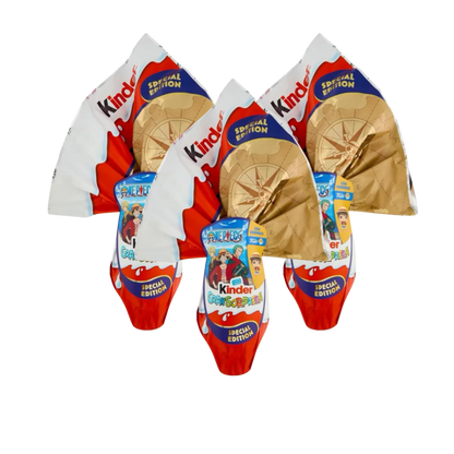 X3 KINDER Uovo Gran Sorpresa One Piece, 220gr.