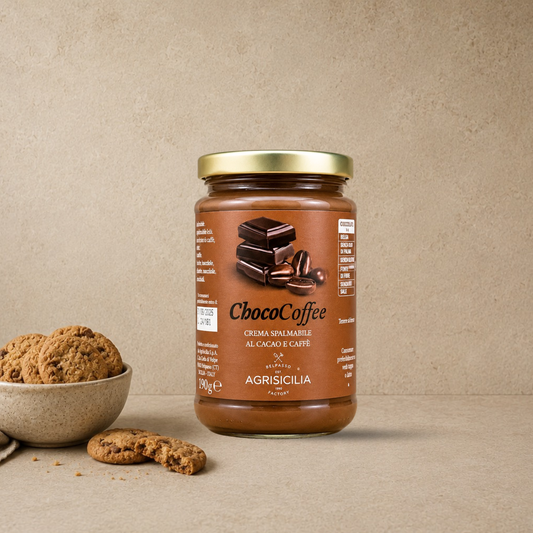 AGRISICILIA Crema al Cacao e Caffè, 340gr.