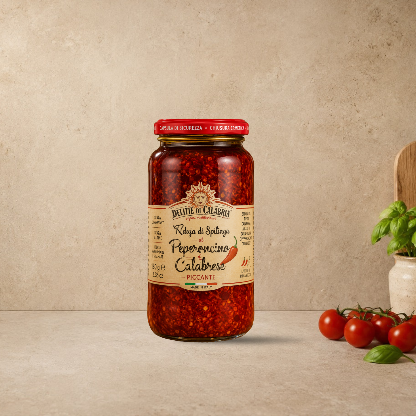 DELIZIE DI CALABRIA Peperoncino Calabrese, 950gr.
