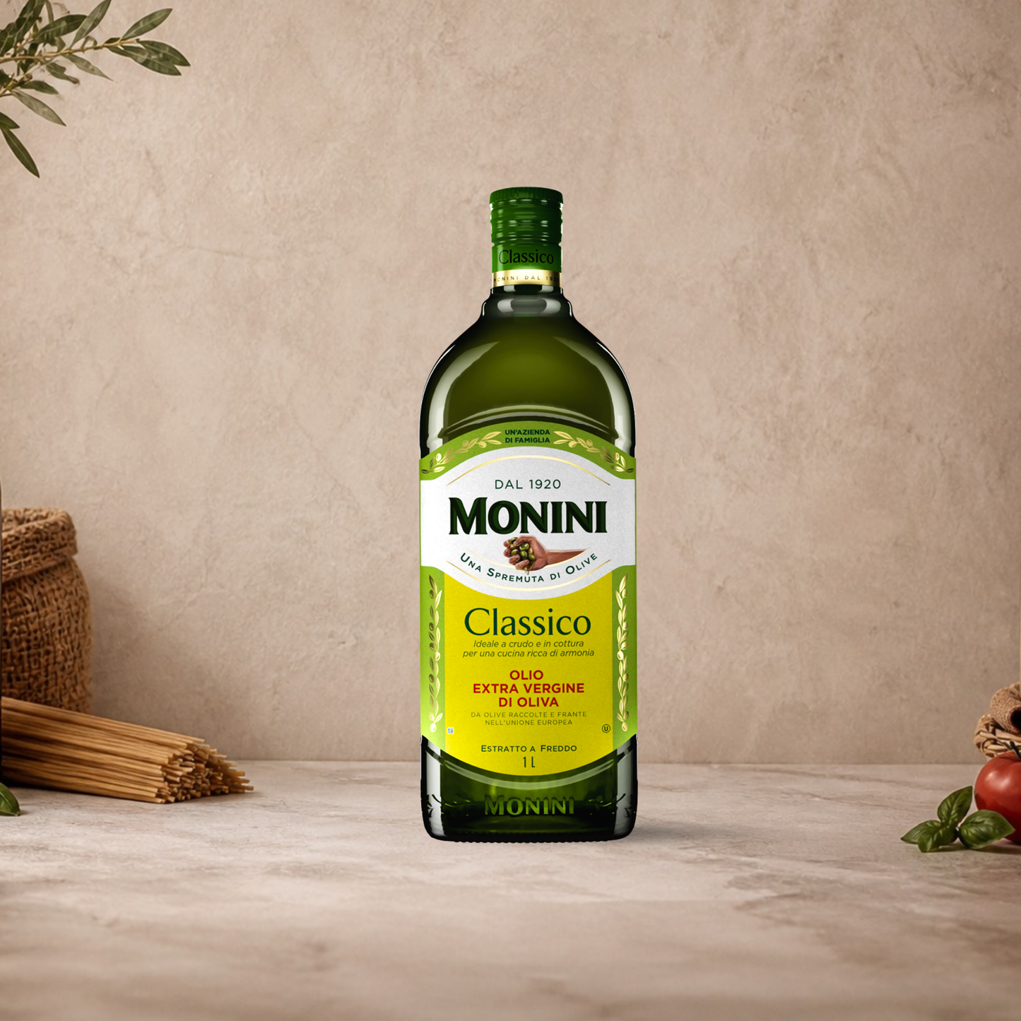 MONINI Olio Extra Vergine di Oliva, 1LT.