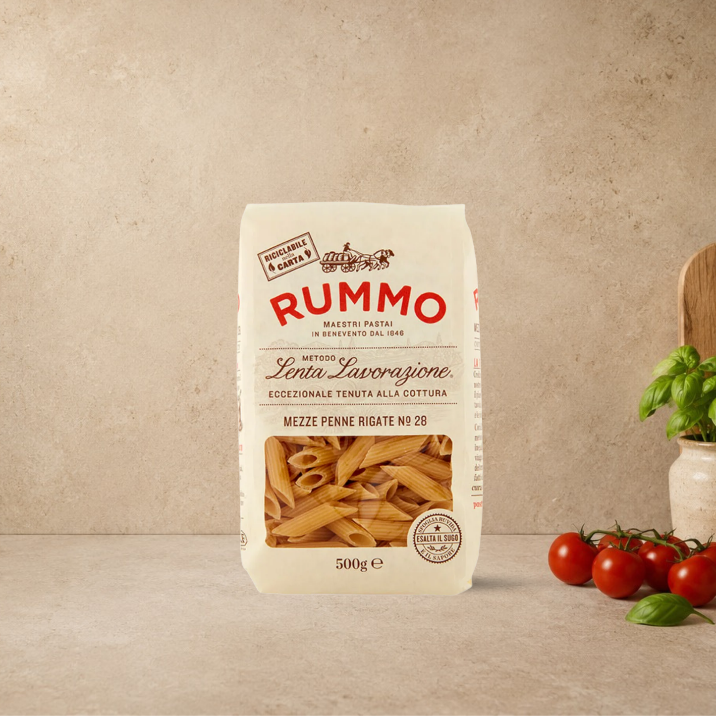 Rummo Halbe Penne Rigate 500g