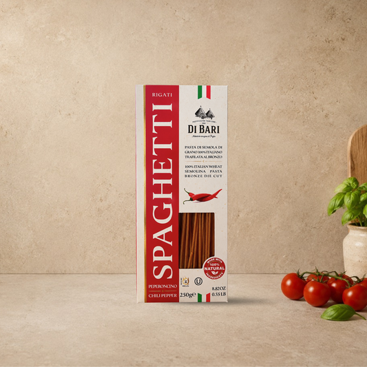 Pasta Factory of Bari Spaghetti Rigati with Chilli 250g