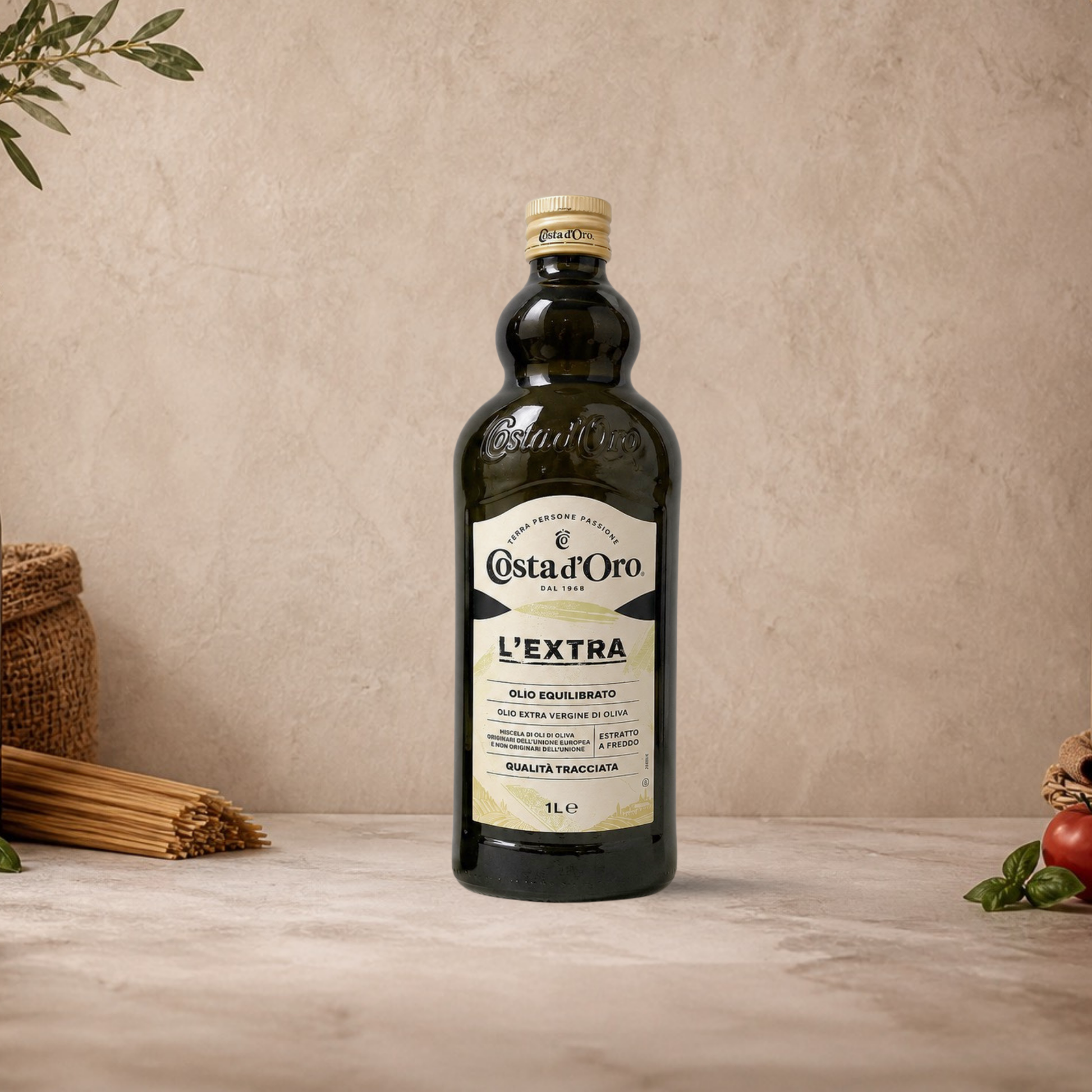 COSTA D'ORO Olio Extra Vergine di Oliva, 1LT.