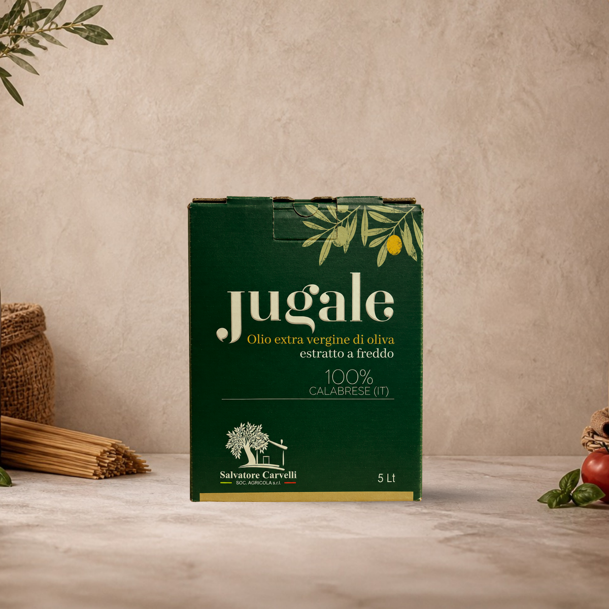 Calabrian Extra Virgin Olive Oil 5L | Italian Bag in Box
