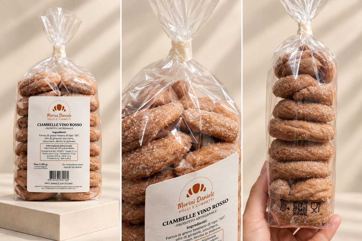 Ciambelle Vino Rosso - 280gr