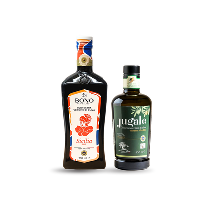 Cofanetto Degustazione Olio DOP – L’Essenza del Sud | 2 Bottiglie
