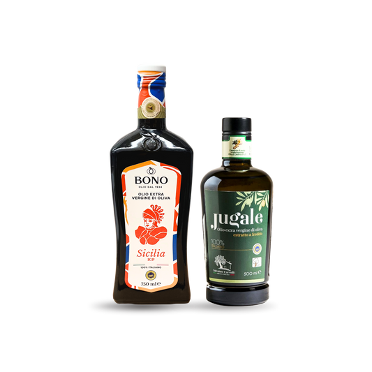 Cofanetto Degustazione Olio DOP – L’Essenza del Sud | 2 Bottiglie

