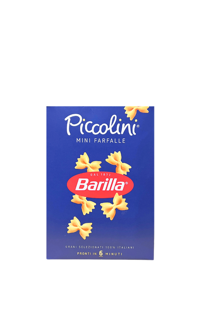 Confezione Barilla Piccolini Mini Farfalle 500 g – pasta corta di grano duro per bambini