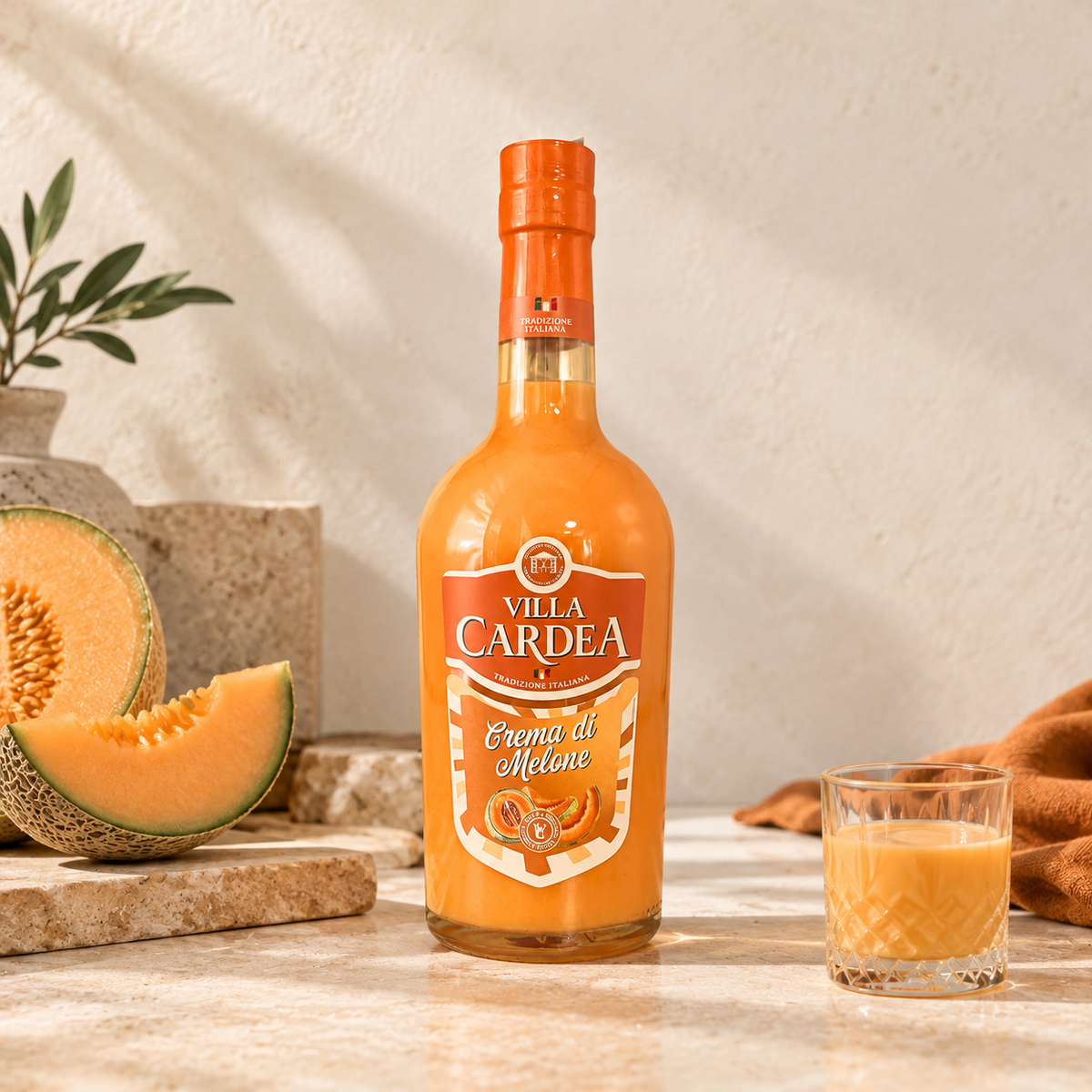 VILLA CARDEA Liquore Crema di Melone, 50cl.