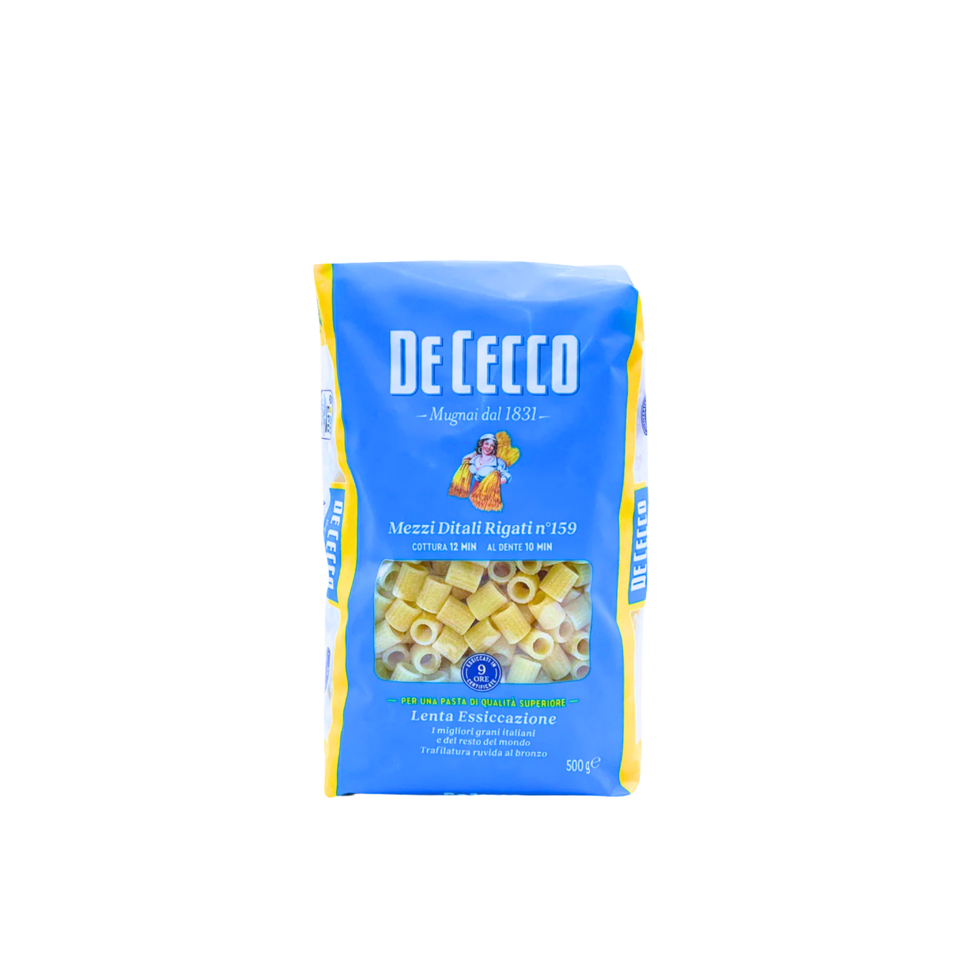 DE CECCO Mezzi Ditali Rigati, 500gr.