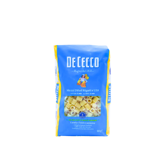 DE CECCO Mezzi Ditali Rigati, 500gr.