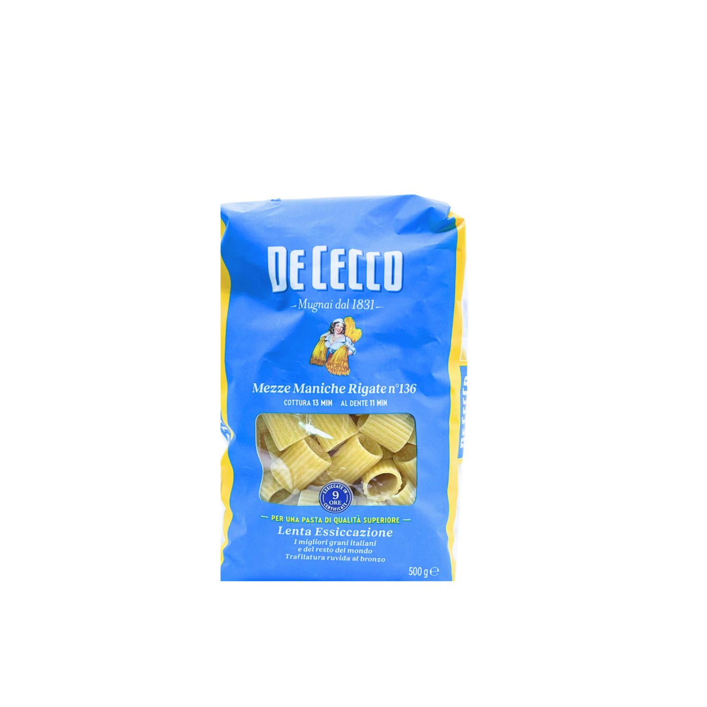 DE CECCO mezze maniche rigate 500gr
