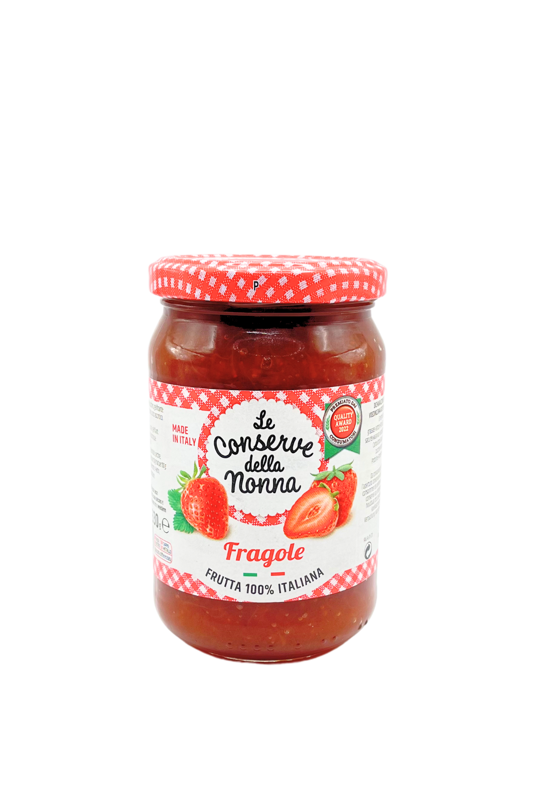 Le Conserve della Nonna Confettura di Fragole, Frutta 100% Italiana. 330gr