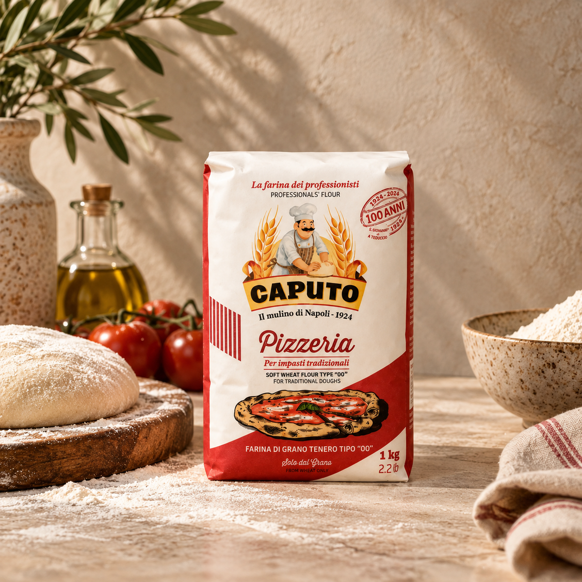 CAPUTO Type 00 Pizzeria Flour, 1kg.