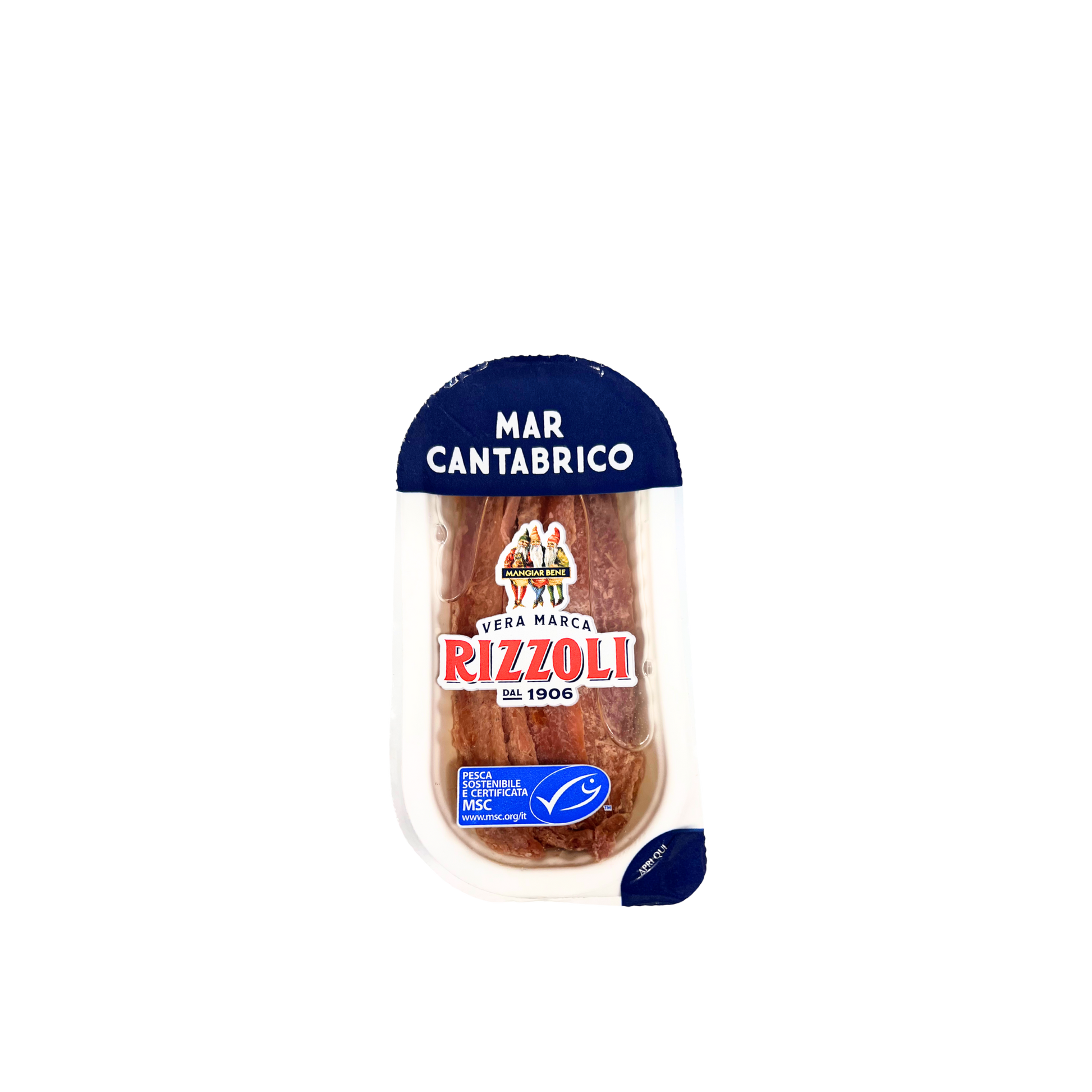Filetti di Alici del Mar Cantabrico Rizzoli 40g – alici premium Essenza Pisterzi