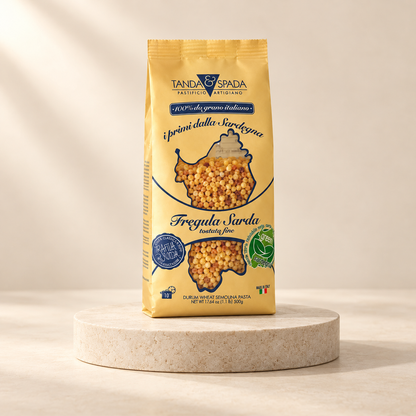 TANDA & SPADA Fregula Sarda Tostata fein, 500g.