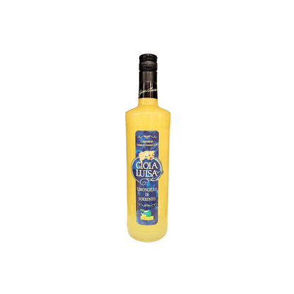 Bottiglia da 70 cl di GIOIA LUISA Limoncello di Sorrento IGP, liquore tradizionale campano al limone.