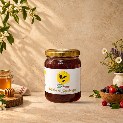 Italian Chestnut Honey 500g | Artisan Honey from Italy
