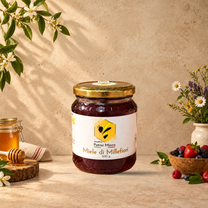 Italian Wildflower Honey 500g | Artisan Millefiori Honey
