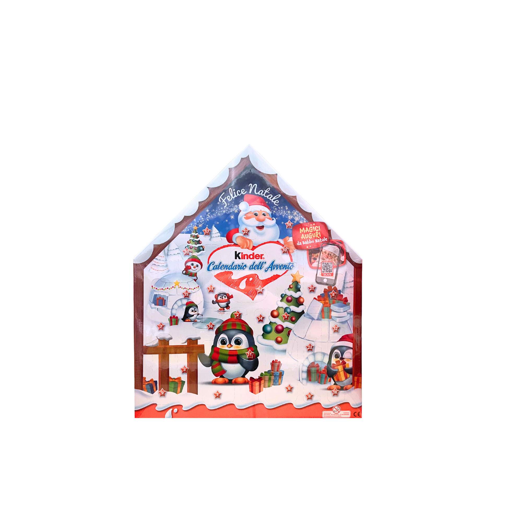 KINDER Calendario dell’Avvento 184g edizione natalizia