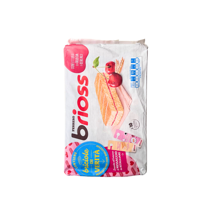 KINDER Brioss Ciliegia e Cereali 280g – merendine soffici con farcitura alla ciliegia, confezione da 10 pezzi – Essenza Pisterzi