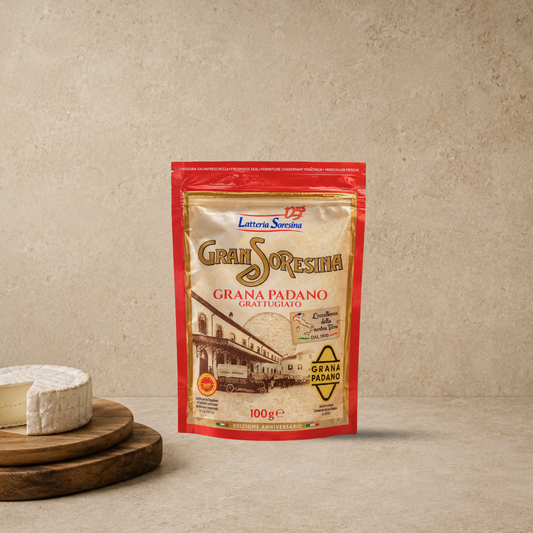 LATTERIA SORRESINA Grana Padano Grattugiato, 100gr.