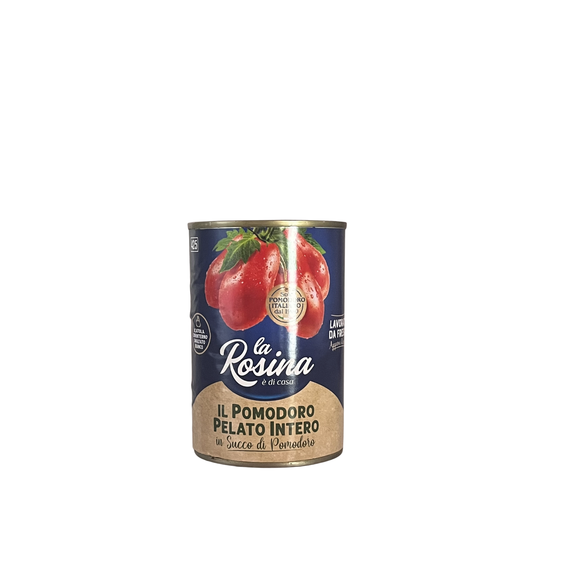 LA ROSINA Pomodoro Pelato Intero, 400gr. spedizione veloce in europa