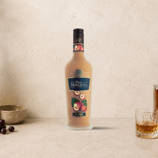 LEANZA Hazelnut Cream Liqueur 50cl | Italian Hazelnut Cream Liqueur