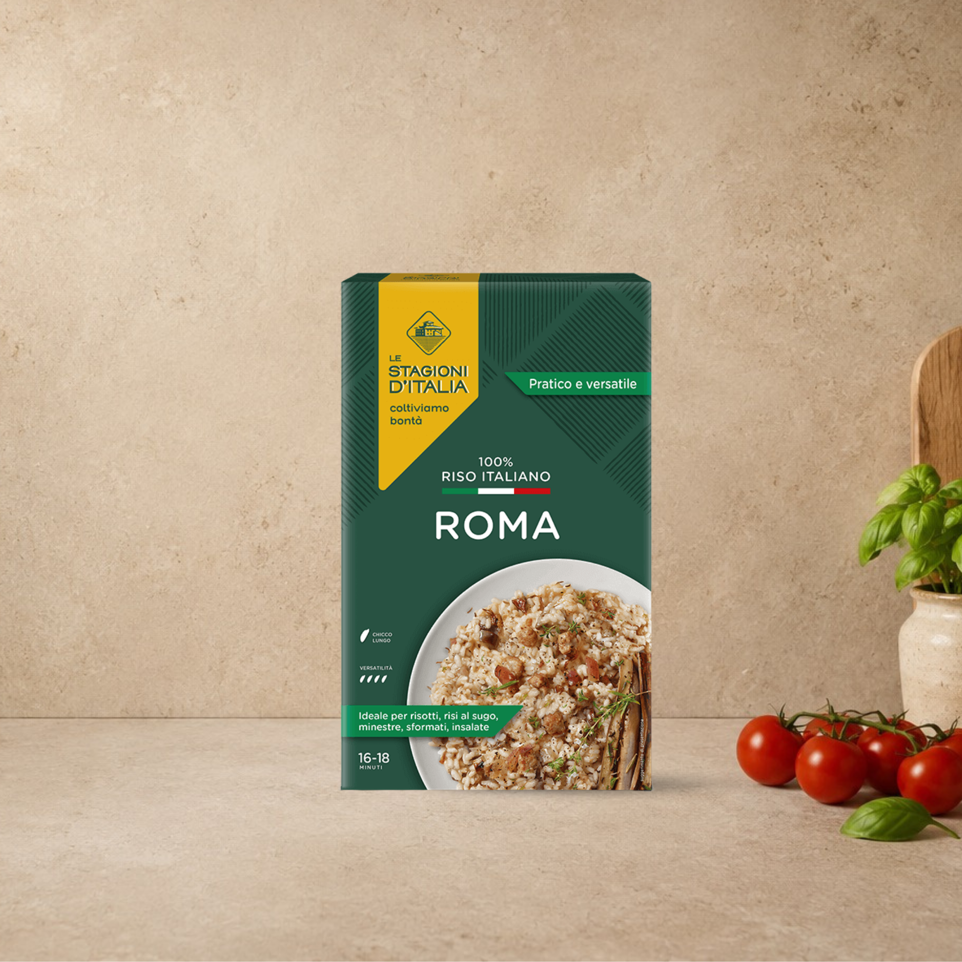 LE STAGIONI D’ITALIA Riso Roma 1kg | Italian Rice for Risotto