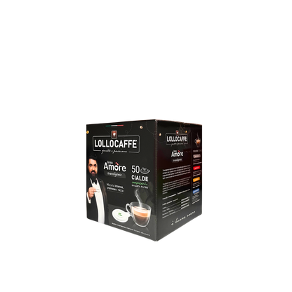 LOLLO Caffè Cialde Amore x50 – cialde ESE di caffè espresso italiano