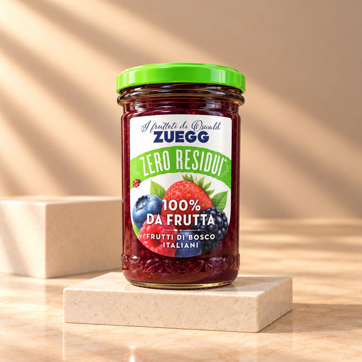 ZUEGG Composta di Frutti di Bosco, Zero Residui - 230gr