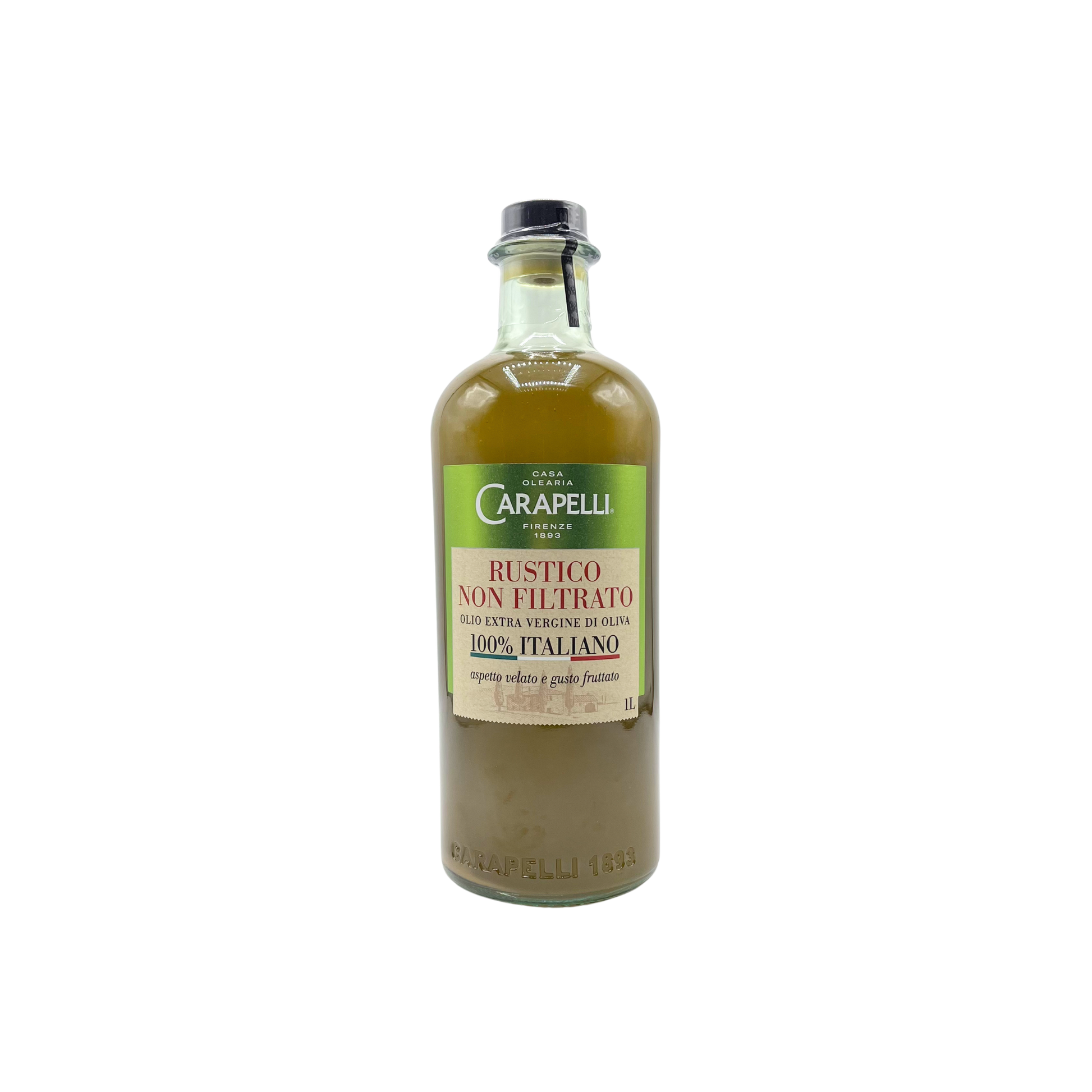 Olio Extra Vergine di Oliva Rustico Non Filtrato Carapelli 1L