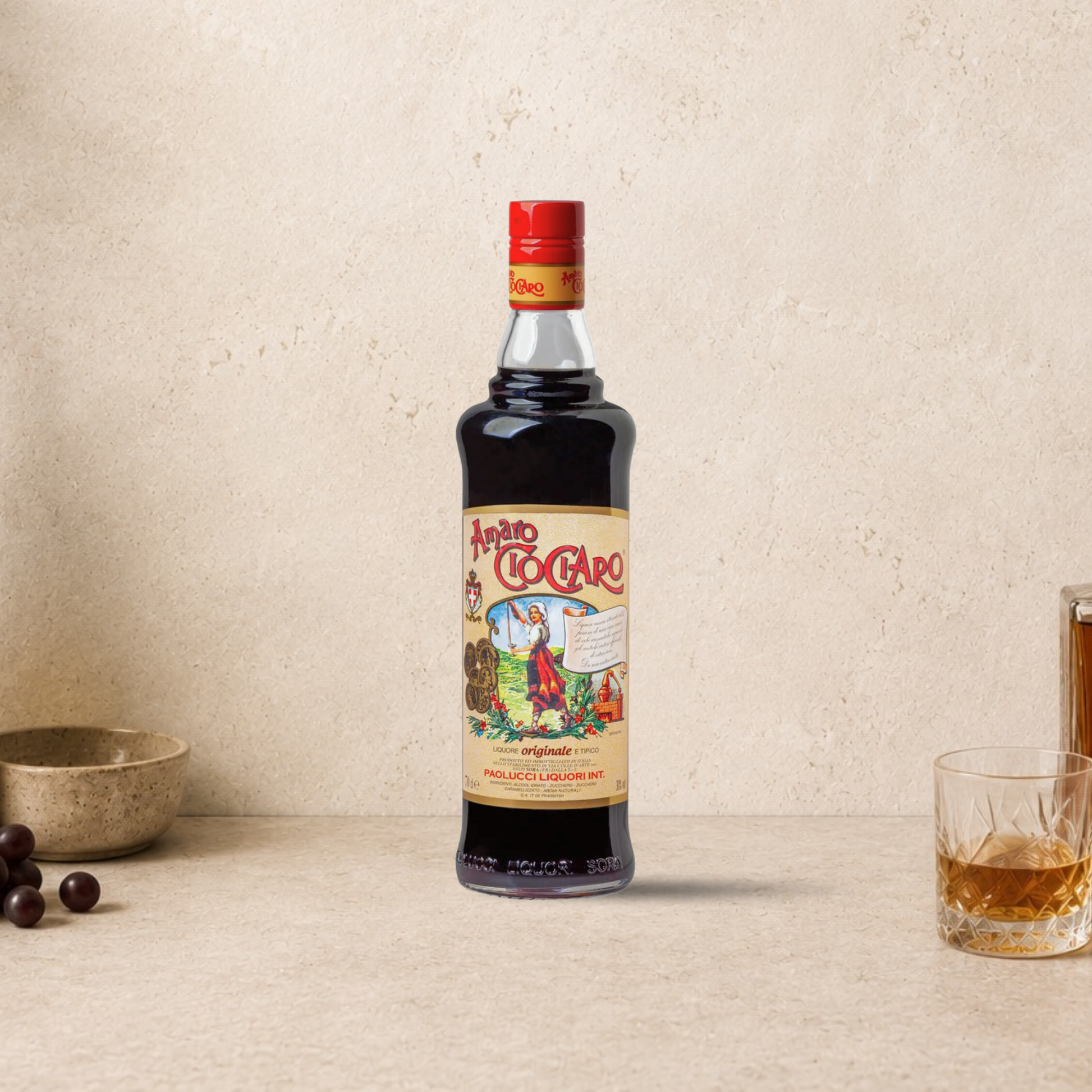 PAOLUCCI Amaro Ciociaro 70cl | Traditional Italian Herbal Liqueur