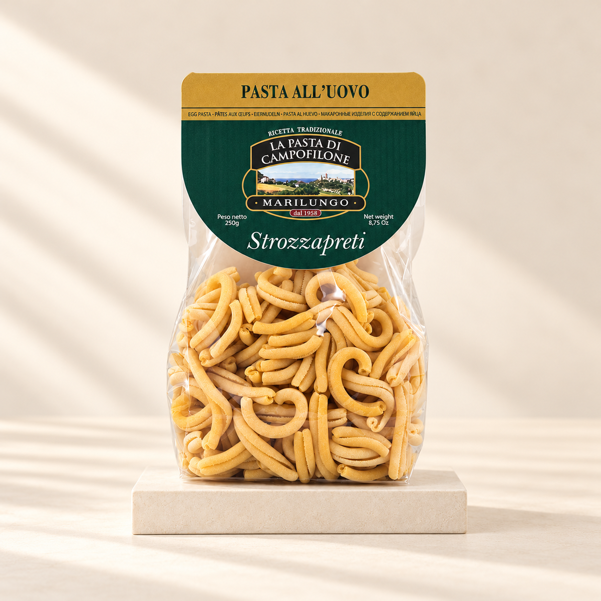 PASTA MARILUNGO Strozzapreti 250g traditional Italian twisted pasta – Essenza Pisterzi