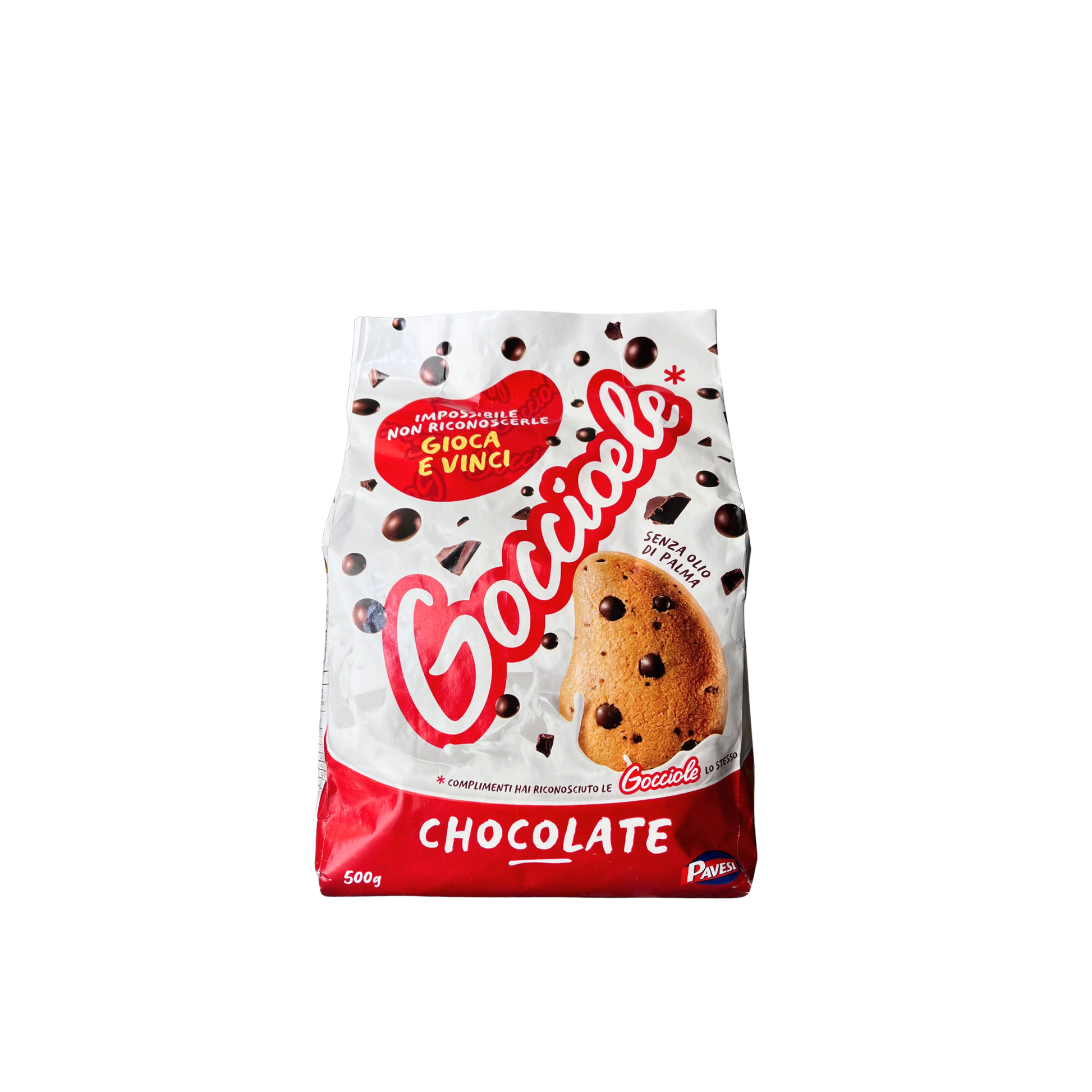 PAVESI Gocciole Classiche Chocolate Chip Cookies 500g | Italian Biscuits