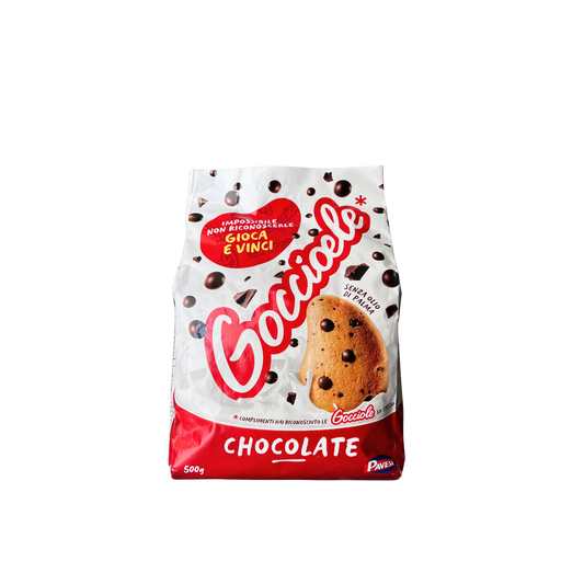PAVESI Gocciole Classiche Chocolate Chip Cookies 500g | Italian Biscuits