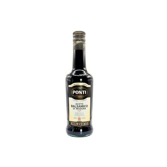 PONTI Aceto Balsamico di Modena IGP 500 ml – Condimento aromatico e tradizionale
