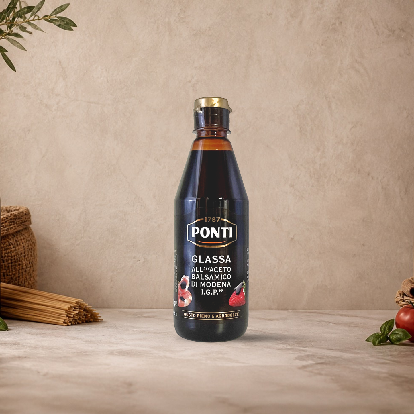 PONTI Balsamic Glaze 500g | Aceto Balsamico di Modena IGP Glassa