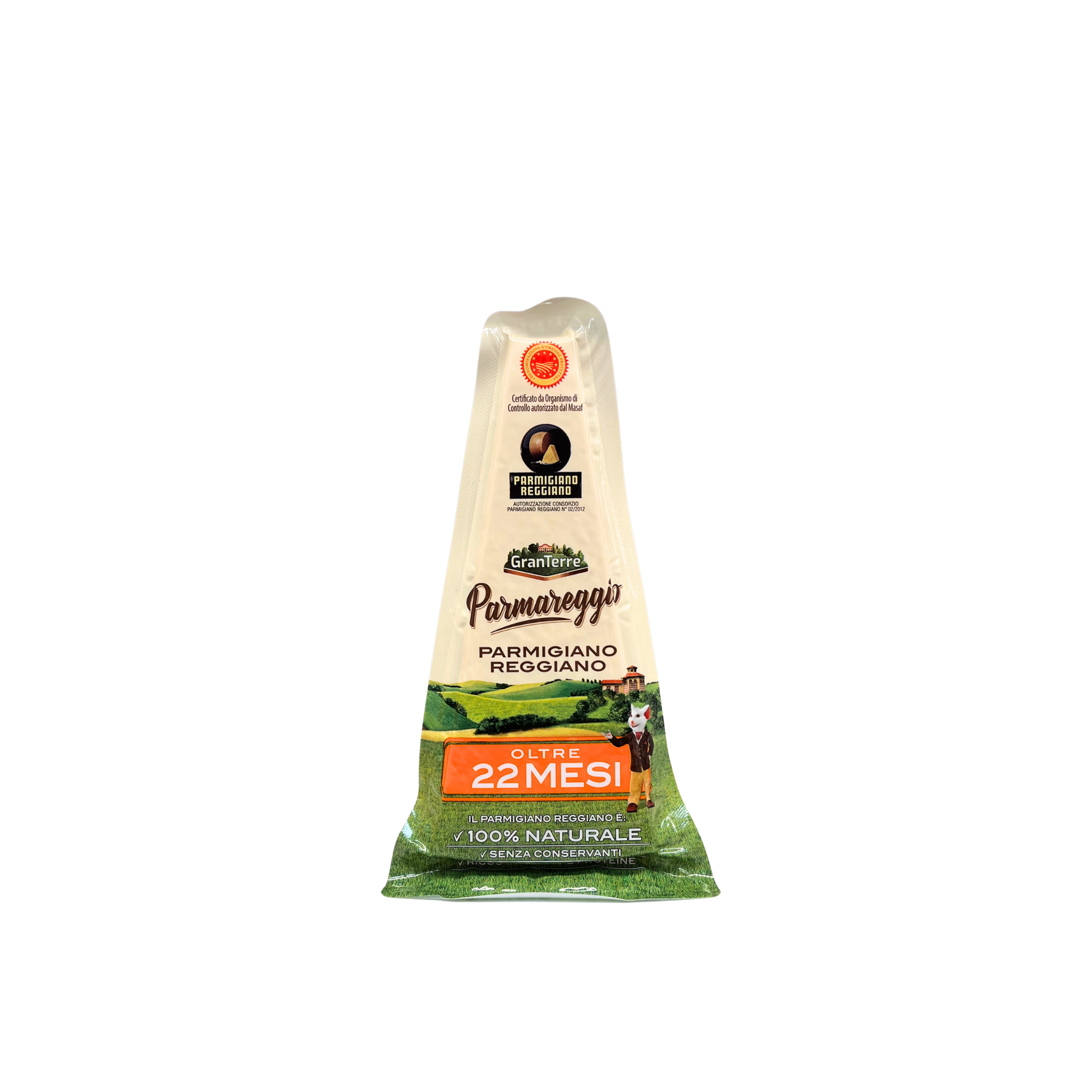 Parmigiano Reggiano DOP 22 mesi 250g GRAN TERRE – Formaggio italiano